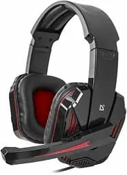 Ігрові навушники Defender Warhead G-260 1.8 м (Червоно-чорні)