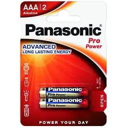 Батарейка Panasonic AAA LR03 Pro Power * 2 (LR03XEG/2BP)