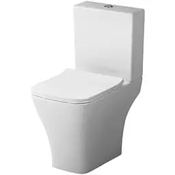 Унитаз-компакт Damixa Titan безободковый с сиденьем микролифт белый DX78C8600SC, Белый