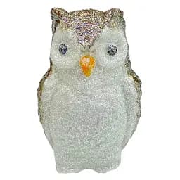 Ялинкова іграшка MIS LT Сова 6,5х6х10 см коричневий