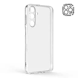 Прозрачный чехол для Samsung Galaxy M16 5G с защитой камеры, тонкий, силиконовый, бесцветный, ударопрочный, противоударный бампер с закрытой камерой, ArmorStandart (ARM83181) - мініатюра 2