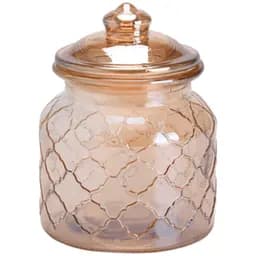 Ємність для зберігання сипучих продуктів S&T 700 мл жовте скло (7088-15)