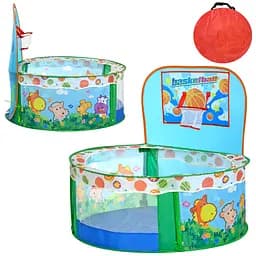 Манеж детский с баскетбольным кольцом, MR1489