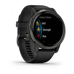 Смарт-годинник Garmin Venu 2 Slate Stainless Steel Bezel with Black Case and Silicone Band (010-02430-11/01) - мініатюра 2