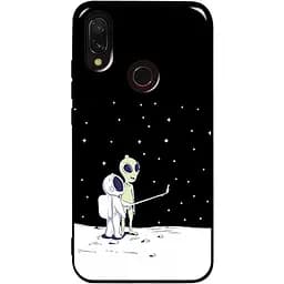 Чехол-накладка Toto Pure TPU 2 mm Print Case Xiaomi Redmi 7 #40 Ufo Moon Black