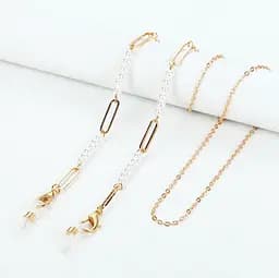 Ланцюжок для окулярів White stones 1 10273 75 см - мініатюра 2