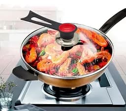 Ручка підставка для кришки каструлі сковороди 15.5 см, Kitchen Master Червоний 87312 - мініатюра 4