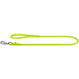 Повідець для собак Waudog Glamour, шкіряний, круглий, 122х1 см, салатовий - мініатюра 2