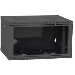 Шафа настінна Ipcom 6U, 600 x 600, RAL9005 (СН-6U-060х060-ДС-9005)