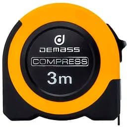 Рулетка Demass Compress вимірювальна 3 м x 16 мм (RW 3016)