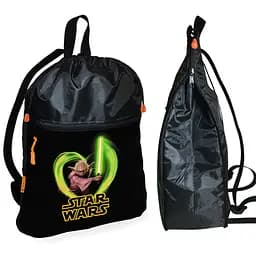 Рюкзак-мішок для взуття, спортивної форми Йода Star Wars дитяча сумка для змінки з розширювачем (01244)