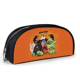 Пенал шкільний з принтом Енгрі Бердс 23х10х8 см дитячий для дівчинки, хлопчика (3985)