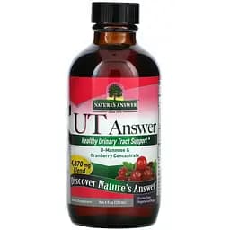 D-манноза Nature's Answer D-Mannose & Cranberry Concentrate 4870 мг 120 мл