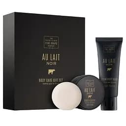 Подарунковий набір Scottish Fine Soaps Au Lait Noir Body care gift set: Крем для душу, 75 мл + Крем для тіла, 50 мл + Тверде мило, 40 г (101966)