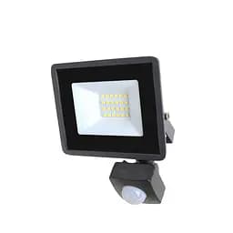 Прожектор Brille світлодіодний з датчиком руху HL-19P/15W CW IP65