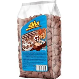 Завтрак сухой Aha подушечки с шоколадной начинкой 400 г (987474)