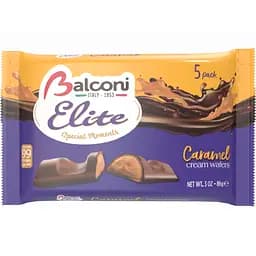 Батончики вафельні Balconi з карамельним кремом 86 г