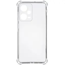 TPU чехол GETMAN Ease logo усиленные углы Full Camera для Xiaomi Redmi Note 12 Pro 5G Бесцветный (прозрачный)