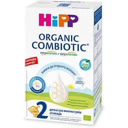 Суха молочна суміш HiPP Organic Combiotic 2 500 г (890085) - мініатюра 2