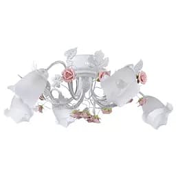 Люстра стельова Brille флористика E14 60W WH (BKL-502S/5)