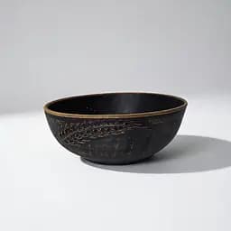 Миска из красной глины Колосок молоченная керамика Украинская глиняная посуда 1 л