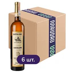 Упаковка вина Kartuli Vazi Алазанская Долина белое полусладкое 4.5 л (0.75 л х 6 шт.)