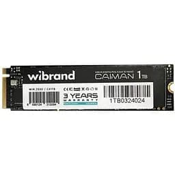 Твердотільний накопичувач SSD Wibrand 1Tb, Caiman, PCI-E 3.0 x4, M.2 2280, 3D TLC, 1600/1400 МБ/с teh0019752