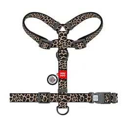 Шлея для собак Waudog Nylon Леопард анатомічна H-подібна з QR-паспортом S 30-40x30-50x1.5 см - мініатюра 2