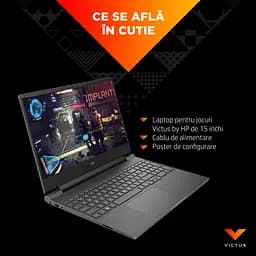 Ноутбук Ігровий HP Victus 15-fb0016nq з процесором AMD Ryzen™ 5 5600H pana la 4.2 GHz, 15.6'', Full HD, IPS, 8GB DDR4, 512GB SSD, NVIDIA® GeForce RTX 3050 Ti 4 - мініатюра 10
