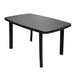 Стол Progarden FARO 137x85x72 антрацит