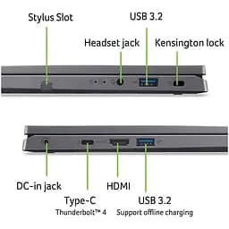 Ноутбук Acer Aspire Spin 14 ASP14-51MTN-549F з procecor 5 120U la 50GHz, IPS, сенсорний, 16GB LPDDR5, 512GB - мініатюра 14