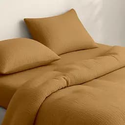 Муслінове покривало Cosas Mustard 160х230 см (08MuslinPled_Mustard_160x230) - мініатюра 5