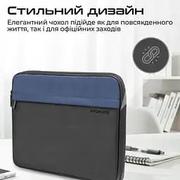 Чохол до ноутбука Promate 13" Limber-SB Black (limber-sb.black) - мініатюра 4