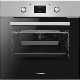 Духовка електрична Hansa 60 см 62 л A гриль емаль легкого очищення нержавіюча сталь