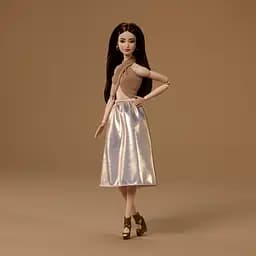 Лялька Barbie Mattel Basics №6 брюнетка (JJX25) - мініатюра 3