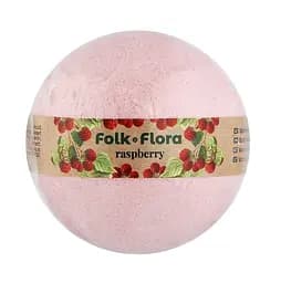 Бомбочка для ванни Малина Folk&Flora 130 г