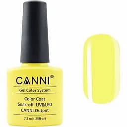 Гель-лак Canni Color Coat Soak-off UV&LED 84 блідо-жовтий 7.3 мл