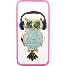 Чохол-накладка Toto TPU Stones Case IPhone 6 Plus/6S Plus Owl in Headphones Green