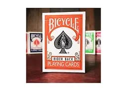 Карти гральні United States Playing Card Company Bicycle Rider Back Orange deck (ВР_КИБРБОД) - мініатюра 3