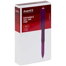 Набір гелевих ручок Axent Magic Пиши-стирай фіолетовий 12 шт. (AG1123-11-A)
