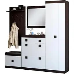 Передпокій Еверест Соната 1 венге темний/білий (EVR-2531)