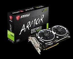 Видеокарта GeForce GTX 1060 6GB MSI Armor OCV1 (GTX 1060 ARMOR 6G OCV1) Б/У