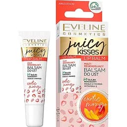 Бальзам для губ Eveline Juicy Kisses Mango Smoothie інтенсивно зволожувальний 12 мл (LBL12JKMA)
