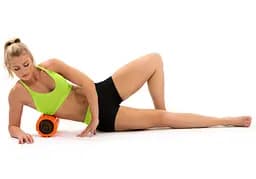 Масажний ролик EasyFit Solid Roller v.1.1s 33 см помаранчевий - мініатюра 5