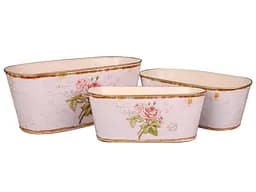 Набір кашпо Lefard Троянди, 3шт. (730-051)