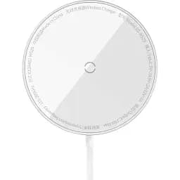 Бездротовий зарядний пристрій Baseus Simple Xiaomini3 Magnetic Wireless Charger 15W CCJJ040012 Silver