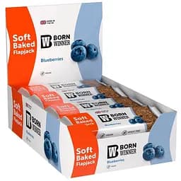 Батончик Born Winner Flapjack со вкусом черники 90 г блок 12 шт.