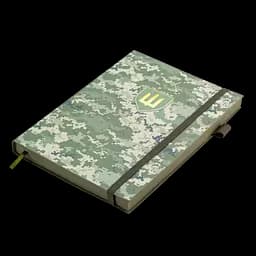 Щоденник недатований Buromax Military A5 штучна шкіра 336 сторінок світло-зелений (BM.20700-15) - мініатюра 5