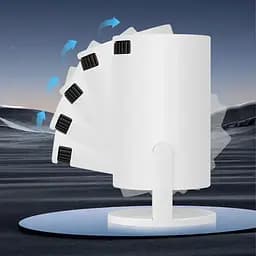 Портативний домашній проектор Rotundity M5 з WiFi та пультом для перегляду фільмів Широкоекранний 16:9 Білий - мініатюра 4