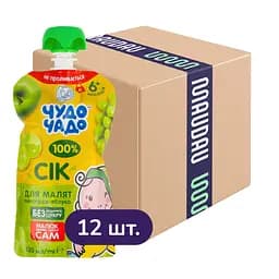 Упаковка сока Чудо-чадо Яблочный 1.56 л (130 мл х 12 шт.)